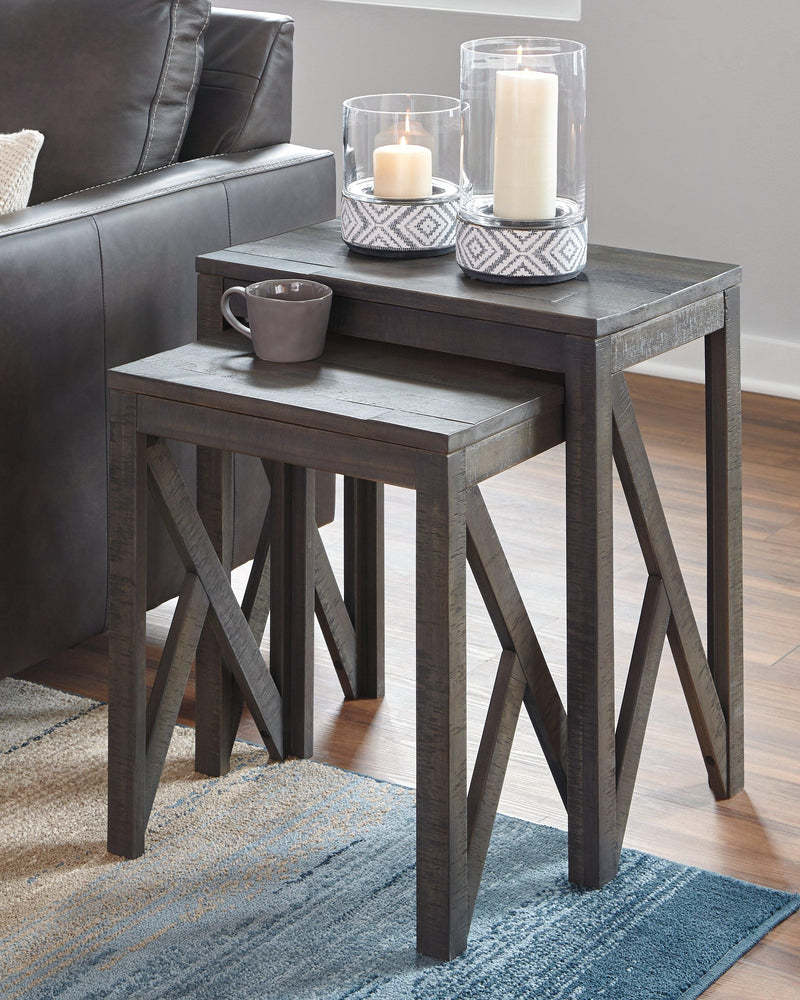 Emerdale Gray Accent Table (Set Of 2)
