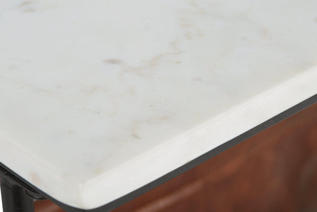 Etanbury Brown/Black/white Accent Table - Ella Furniture