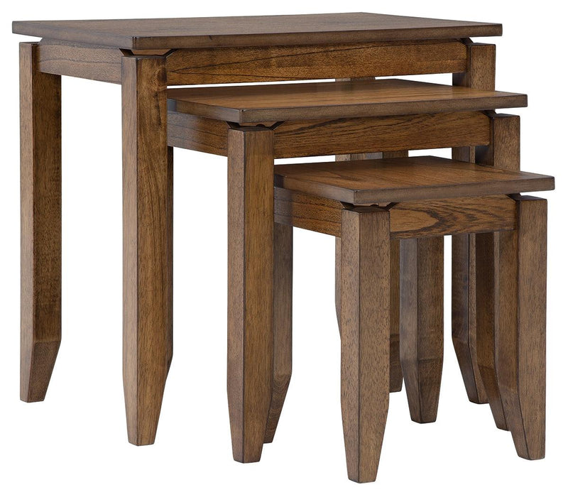 Brentmond Brown Accent Table (Set Of 3)