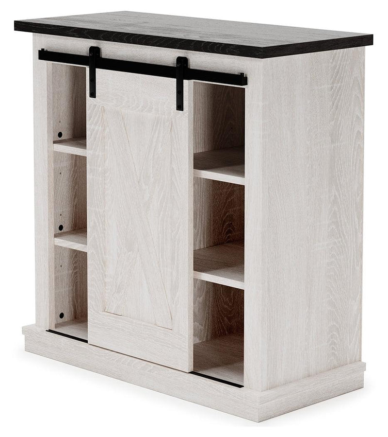 Dorrinson Antique White Accent Cabinet - Ella Furniture