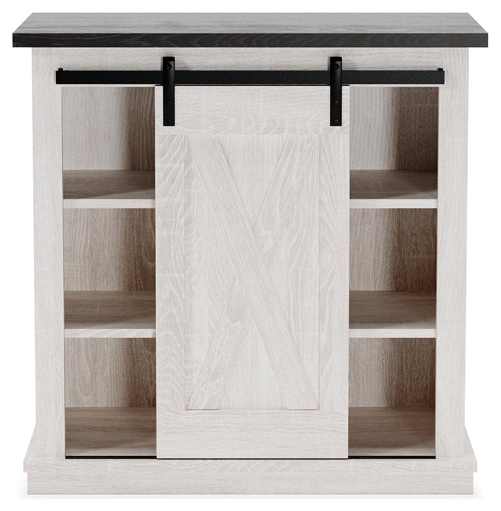 Dorrinson Antique White Accent Cabinet - Ella Furniture