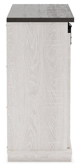 Dorrinson Antique White Accent Cabinet - Ella Furniture