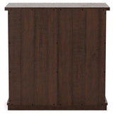 Camiburg Antique Brown Accent Cabinet - Ella Furniture