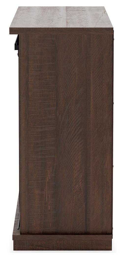 Camiburg Antique Brown Accent Cabinet - Ella Furniture