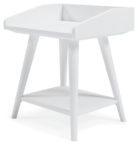 Blariden White Accent Table - Ella Furniture