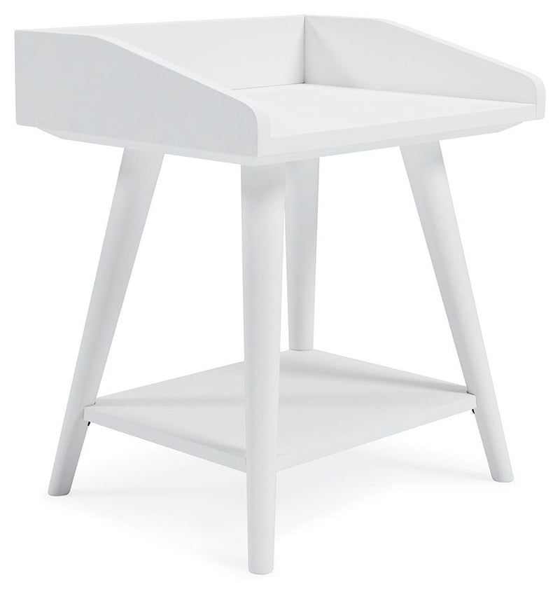 Blariden White Accent Table - Ella Furniture