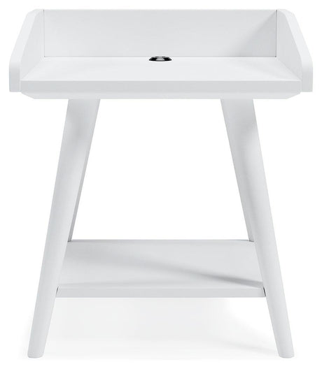 Blariden White Accent Table - Ella Furniture