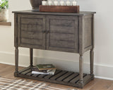 Lennick Antique Gray Accent Cabinet - Ella Furniture