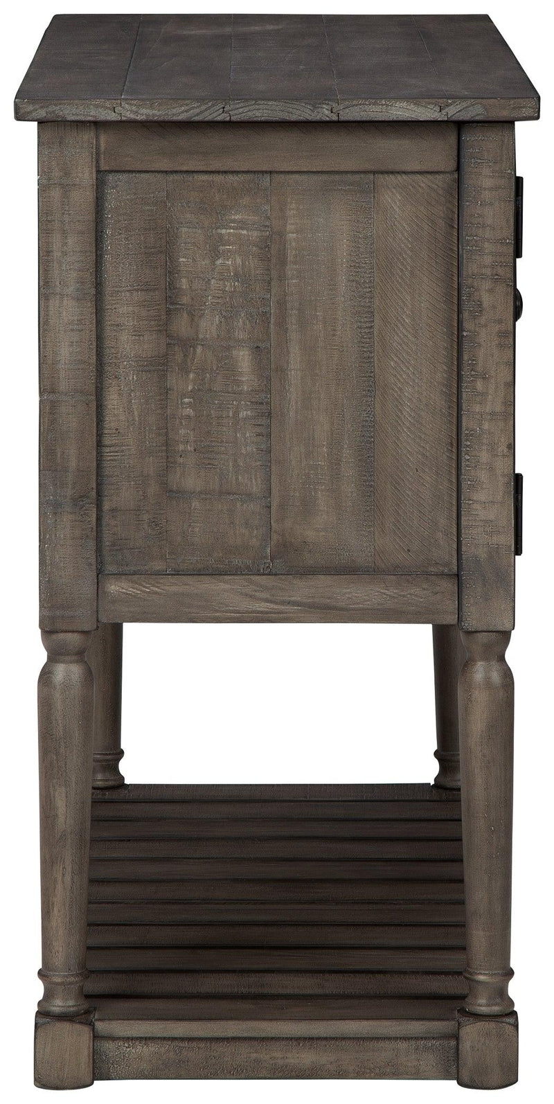 Lennick Antique Gray Accent Cabinet - Ella Furniture