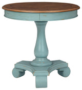 Mirimyn Teal/brown Accent Table - Ella Furniture