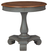 Mirimyn Gray/brown Accent Table - Ella Furniture