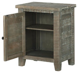 Pierston Gray Accent Cabinet - Ella Furniture