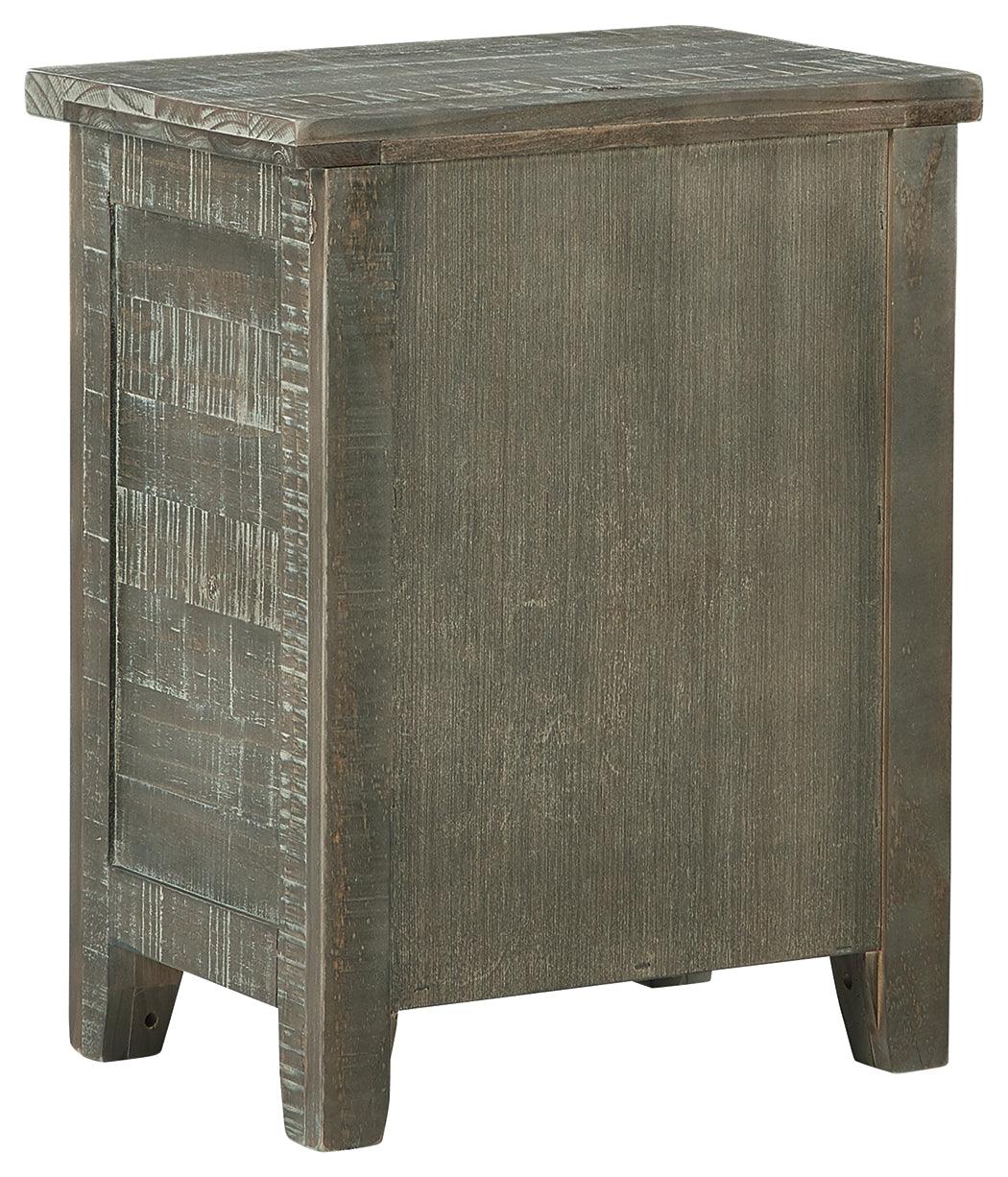 Pierston Gray Accent Cabinet - Ella Furniture