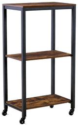 Bevinfield Brown/Black Bar Cart - Ella Furniture