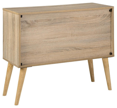 Orinfield Natural/white Accent Cabinet - Ella Furniture