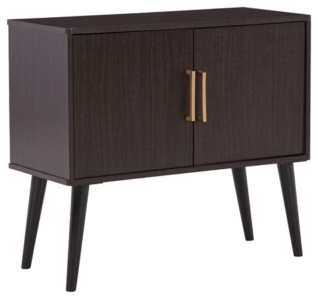 Orinfield Dark Brown Accent Cabinet - Ella Furniture