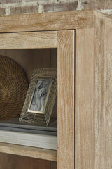 Belenburg Washed Brown Accent Cabinet - Ella Furniture