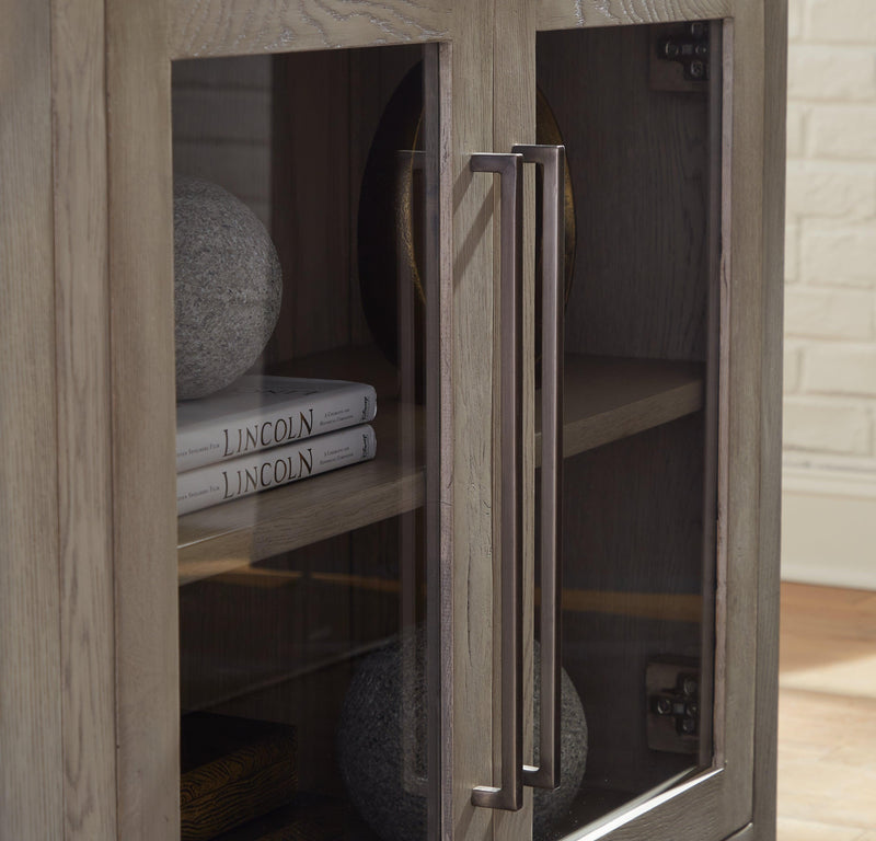 Dalenville Warm Gray Accent Cabinet A4000421 - Ella Furniture