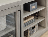 Lockthorne Warm Gray Accent Cabinet - Ella Furniture