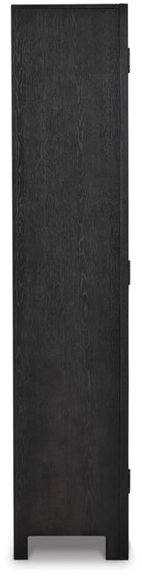 Lenston Black/gray Accent Cabinet - Ella Furniture