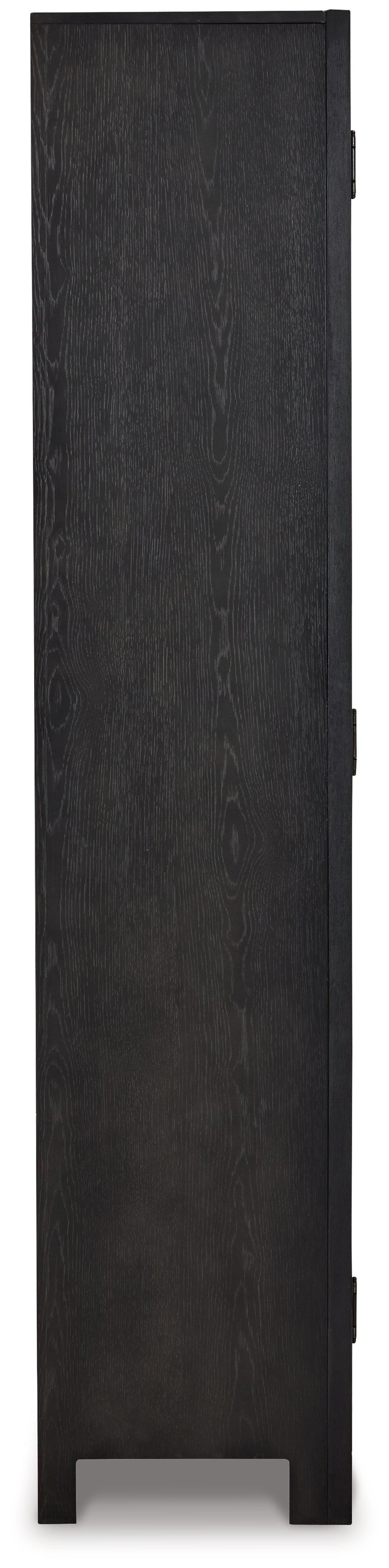 Lenston Black/gray Accent Cabinet - Ella Furniture