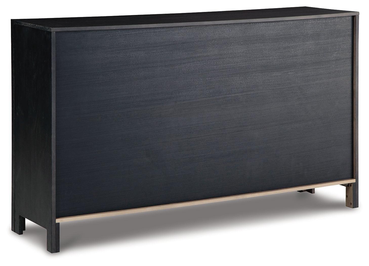 Lenston Black/gray Accent Cabinet - Ella Furniture
