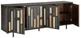 Franchester Brown Accent Cabinet - Ella Furniture