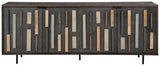 Franchester Brown Accent Cabinet - Ella Furniture