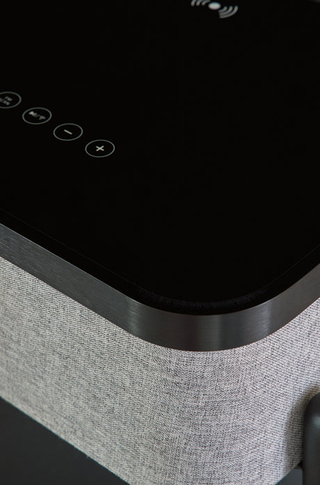 Jorvalee Gray/black Accent Table - Ella Furniture
