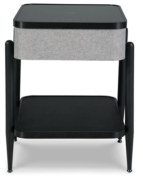 Jorvalee Gray/black Accent Table - Ella Furniture