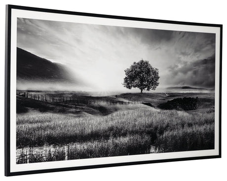 Deborland Black/White Wall Art - Ella Furniture