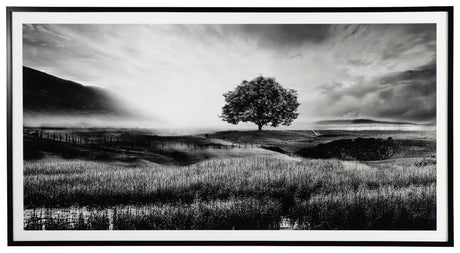 Deborland Black/White Wall Art - Ella Furniture