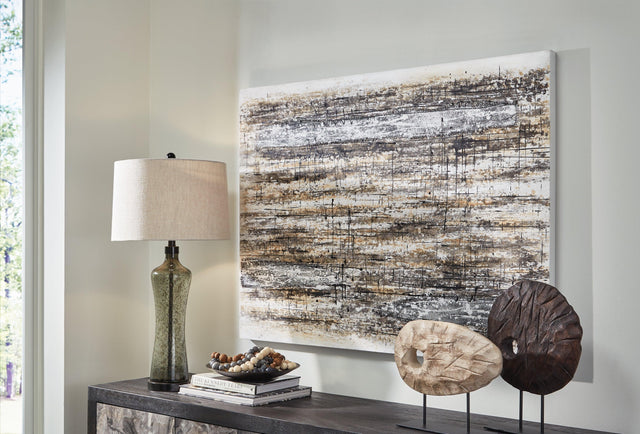 Grateville Gray/brown Wall Art - Ella Furniture