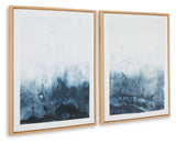 Holport Blue/White Wall Art (Set Of 2) - Ella Furniture