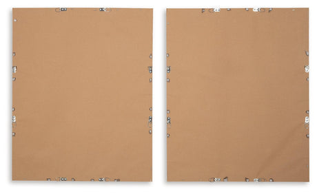 Holport Blue/White Wall Art (Set Of 2) - Ella Furniture