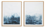 Holport Blue/White Wall Art (Set Of 2) - Ella Furniture