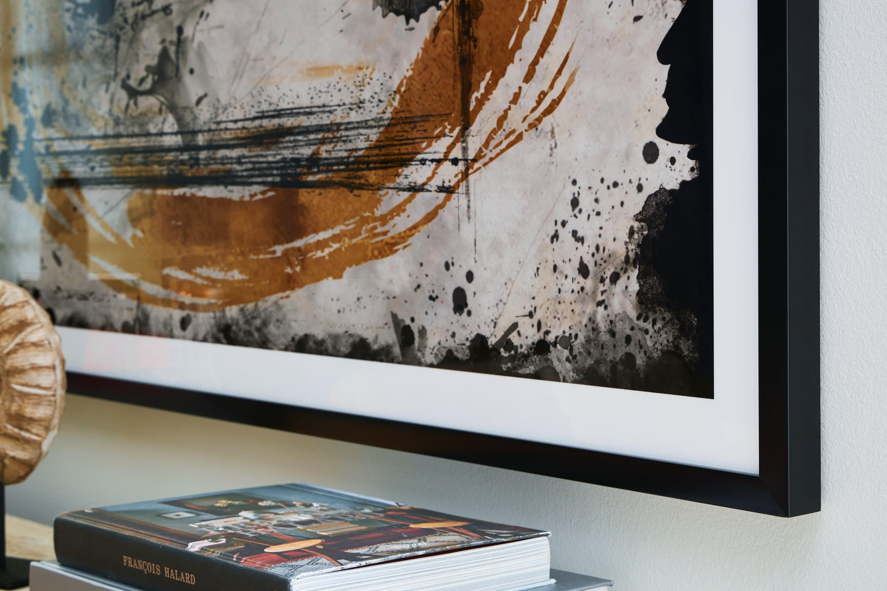 Clefting Black/caramel/tan Wall Art - Ella Furniture