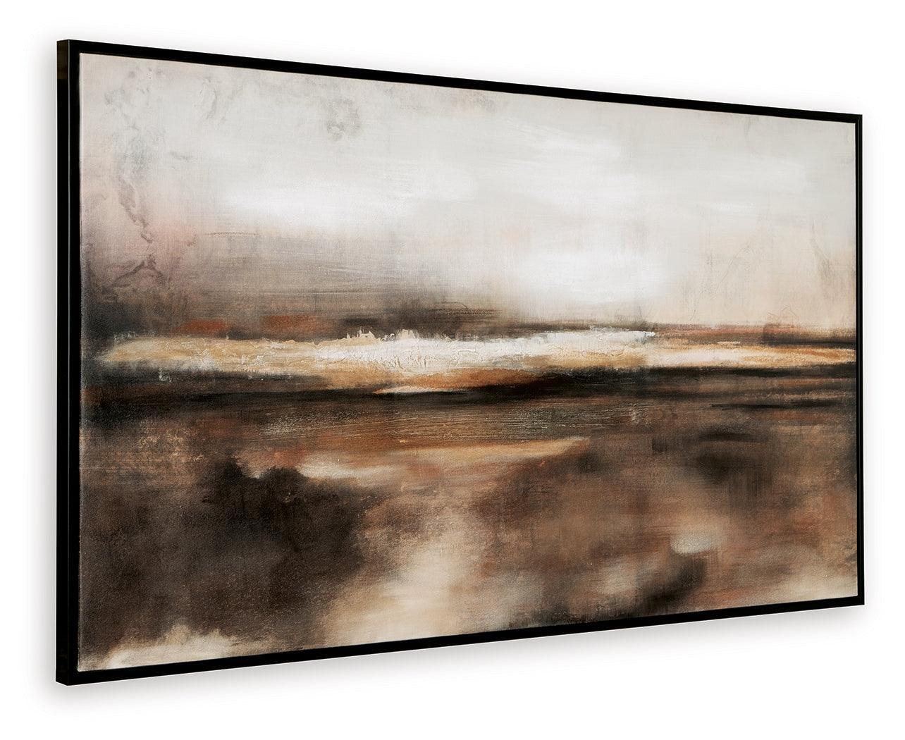 Drewland Black/brown/orange Wall Art - Ella Furniture