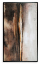 Drewland Black/brown/orange Wall Art - Ella Furniture
