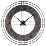 Ana Sofia Antique Gray Wall Clock - Ella Furniture