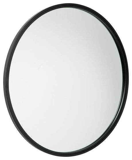 Brocky Black Accent Mirror - Ella Furniture