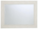 Jacee Antique Gray Accent Mirror - Ella Furniture