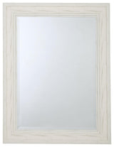 Jacee Antique Gray Accent Mirror - Ella Furniture