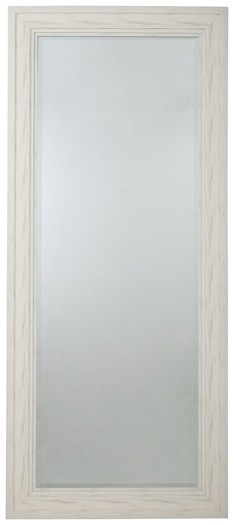 Jacee Antique White Floor Mirror - Ella Furniture