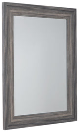 Jacee Antique Gray Accent Mirror - Ella Furniture