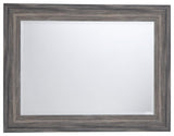 Jacee Antique Gray Accent Mirror - Ella Furniture