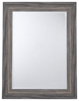 Jacee Antique Gray Accent Mirror - Ella Furniture