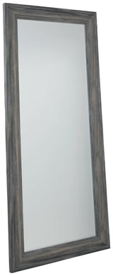 Jacee Antique Gray Floor Mirror - Ella Furniture