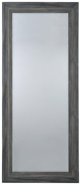 Jacee Antique Gray Floor Mirror - Ella Furniture