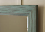 Jacee Antique Teal Accent Mirror - Ella Furniture